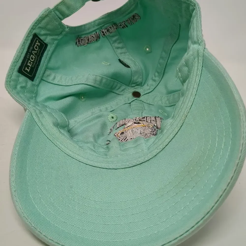 Legacy Baseball Cap Blue OSFM Salty Dog Cafe Hilton Head Island Hat Slideback